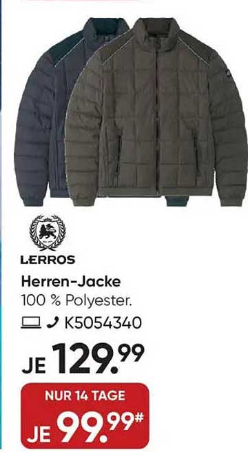 LERROS Herren-Jacke 100 % Polyester