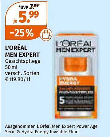 L'ORÉAL MEN EXPERT Gesichts­pflege 50 ml verschiedene Sorten