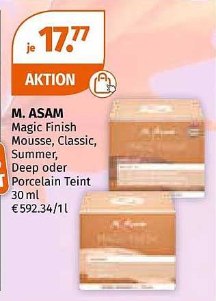 M. ASAM Magic Finish Mousse - Aktionspreis