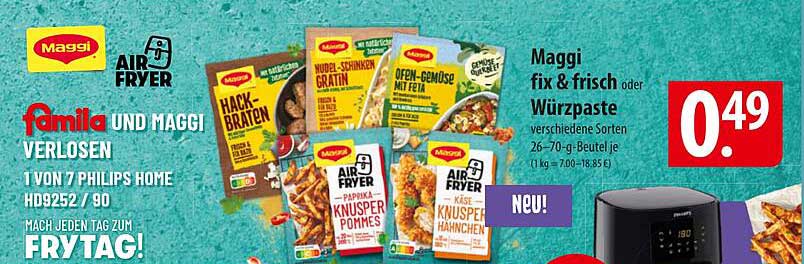 Maggi fix & frisch oder Würzpaste verschiedene Sorten