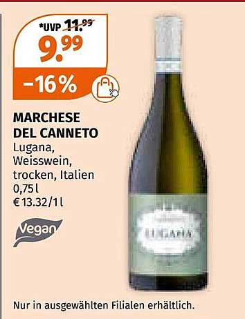 MARCHESE DEL CANNETO Lugana, Weisswein, trocken, Italien 0,75 l