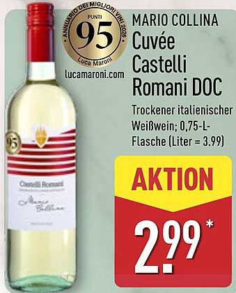 Mario Collina Cuvée Castelli Romani DOC - Trockenheit in Perfektion