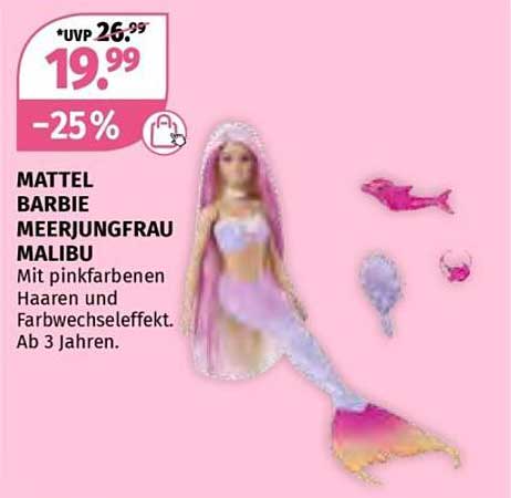 Mattel Barbie Meerjungfrau Malibu