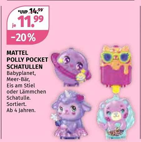 MATTEL POLLY POCKET SCHATULLEN - Babylebensfreude im Miniformat
