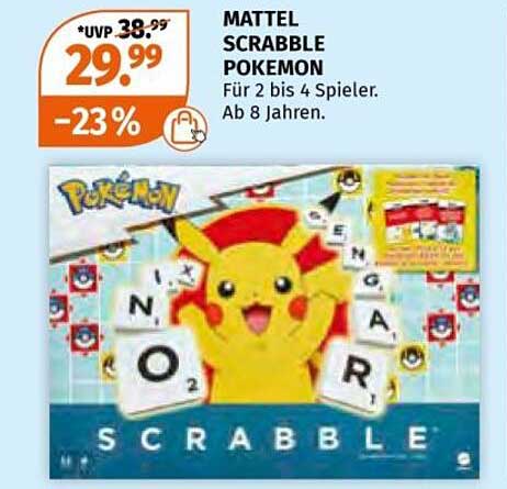 MATTEL SCRABBLE POKEMON