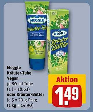 Meggle Kräuter-Tube Vegan 80 ml - Jetzt nur 1,49 €