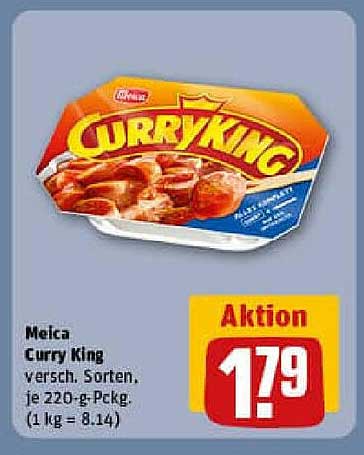 Meica Curry King verschiedene Sorten, je 220-g-Pckg.