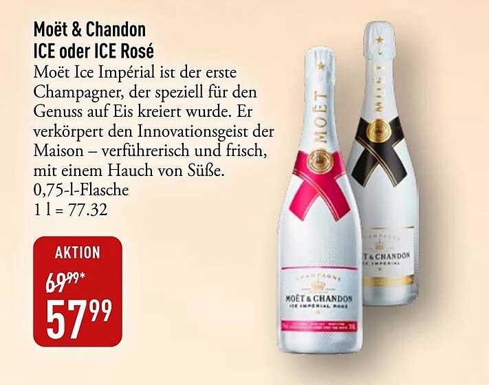 Moët & Chandon ICE oder ICE Rosé