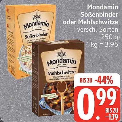 Mondamin Soßenbinder oder Mehlschwitze 250 g