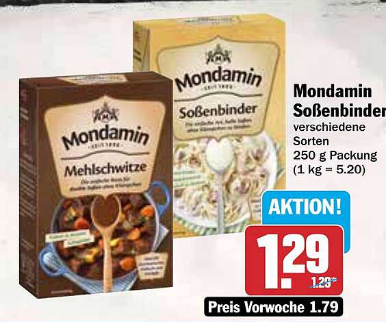 Mondamin Soßenbinder verschiedene Sorten 250 g