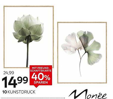 Monée Kunstdruck 10er Set