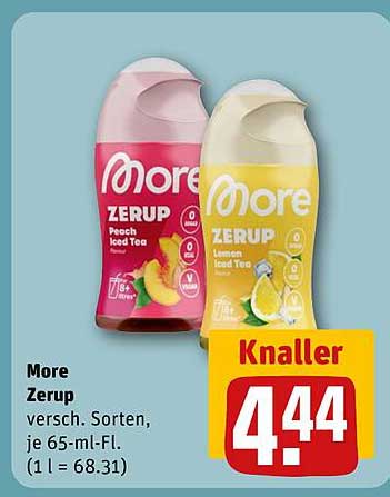 More Zerup verschiedene Sorten, je 65-ml-Flasche