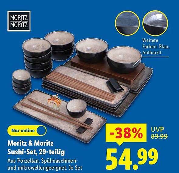Moritz & Moritz Sushi-Set, 29-teilig
