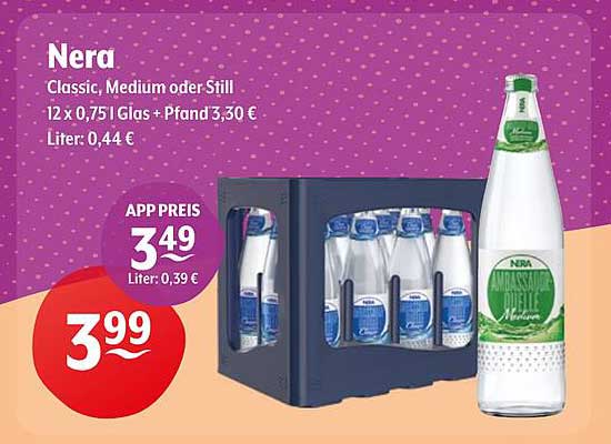 Nera Classic, Medium oder Still - 12 x 0,75 l