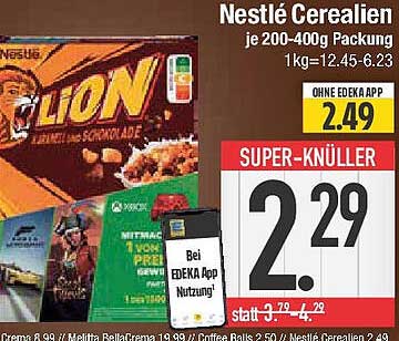 Nestlé Cerealien je 200-400g Packung
