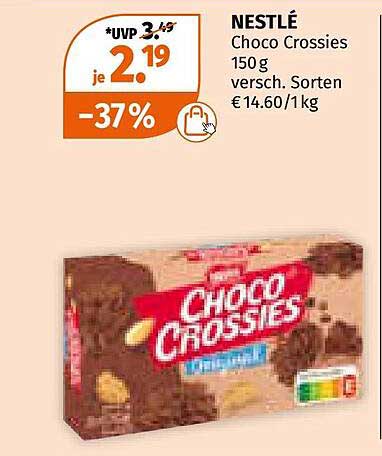 NESTLÉ Choco Crossies 150 g - Jetzt nur 2,19 €!