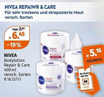 NIVEA REPAIR & CARE Bodylotion für sehr trockene Haut