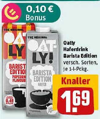Oatly Haferdrink Barista Edition – 1 l