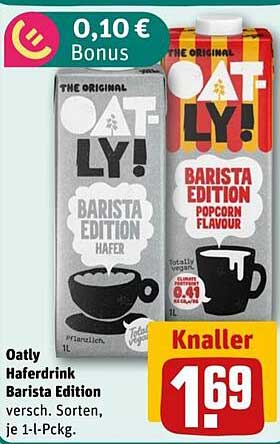 Oatly Haferdrink Barista Edition 1L - Knaller Preis!