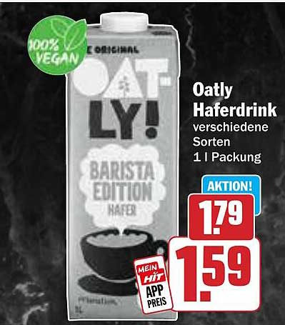 Oatly Haferdrink - Barista Edition