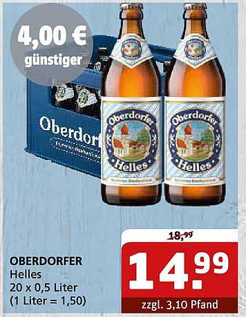 OBERDORFER Helles 20 x 0,5 Liter