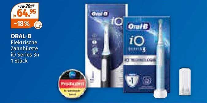 ORAL-B Elektrische Zahnbürste iO Series 3 - 1 Stück