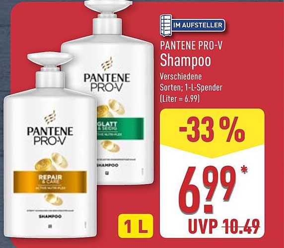 PANTENE PRO-V Shampoo 1-Liter-Spender, verschiedene Sorten