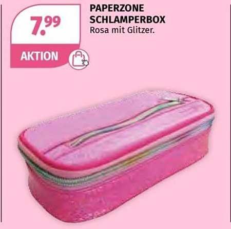 PAPERZONE SCHLAMPERBOX Rosa mit Glitzer