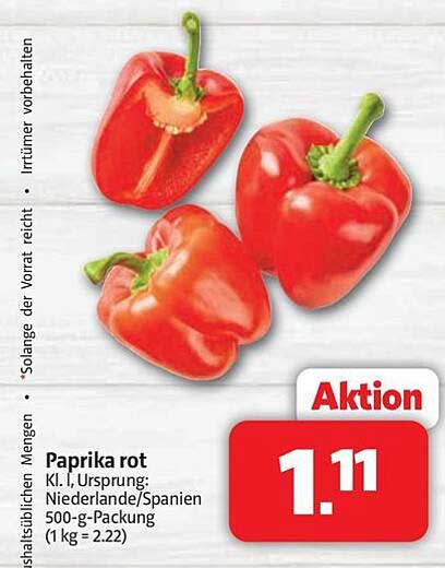 Paprika rot