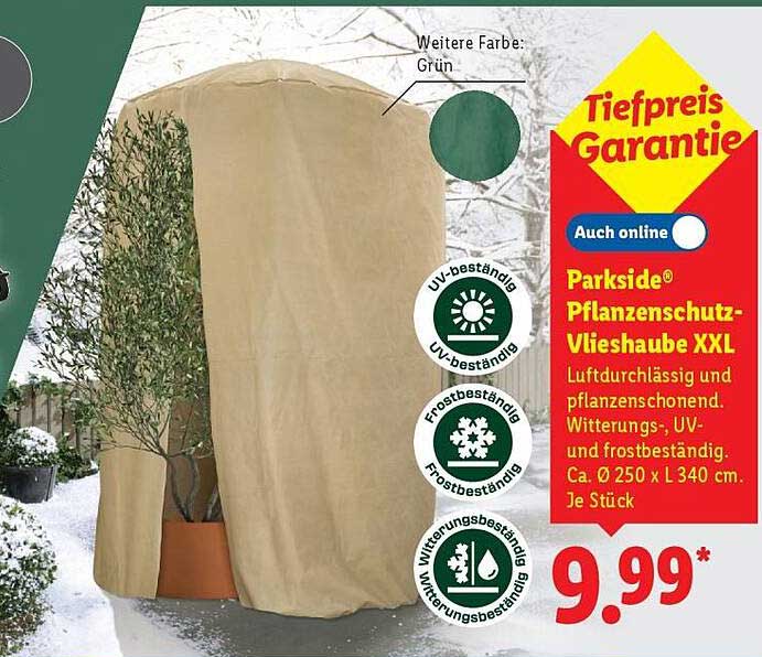 Parkside® Pflanzenschutz-Vlieshaube XXL
