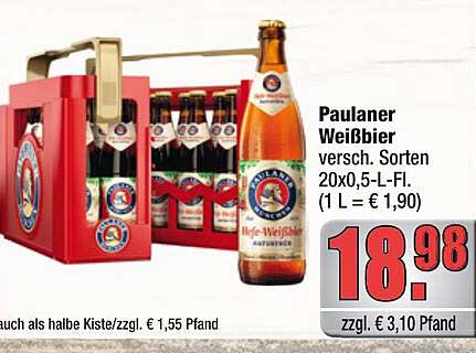Paulaner Weißbier 20x0,5-L-Fl.