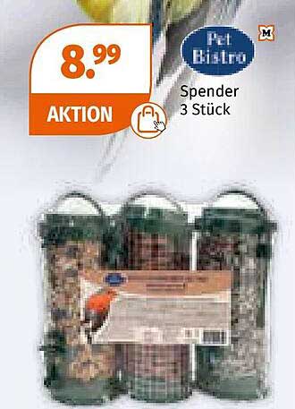 Pet Bistro Spender 3 Stück