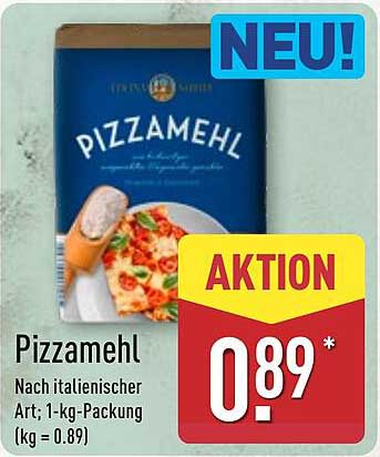 Pizzamehl nach italienischer Art; 1-kg-Packung