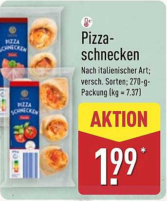 Pizzaschnecken - Nach italienischer Art; verschiedene Sorten; 270-g-Packung