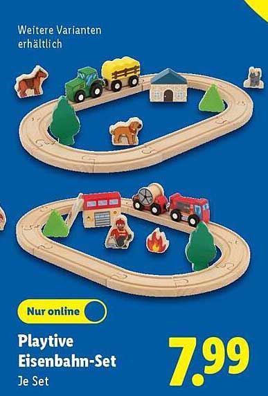 Playtive Eisenbahn-Set