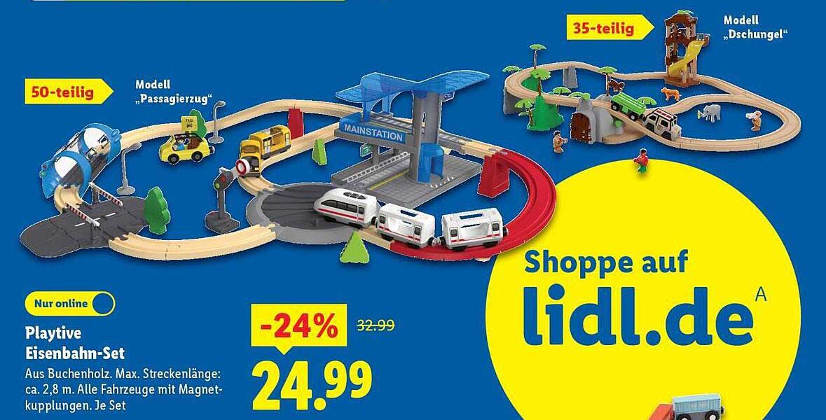 Playtive Eisenbahn-Set – Spaß für die ganze Familie!