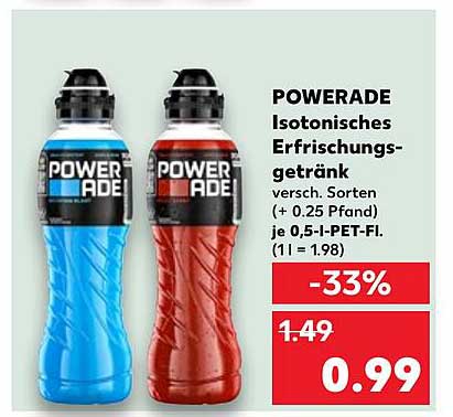 POWERADE Isotonisches Erfrischungsgetränk 0,5 l