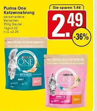 Purina One Katzennahrung 750g Beutel - verschiedene Varianten