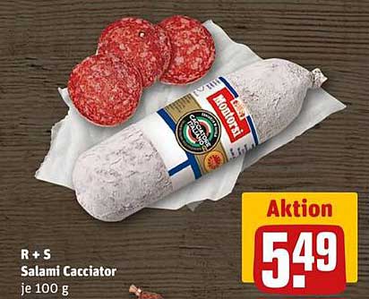 R + S Salami Cacciator, je 100 g