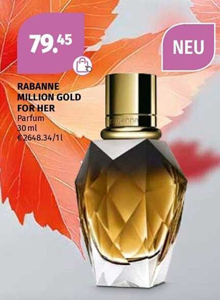 RABANNE MILLION GOLD FOR HER Parfum 30 ml