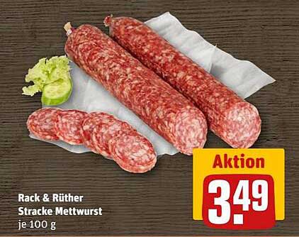 Rack & Rüther Stracke Mettwurst je 100 g