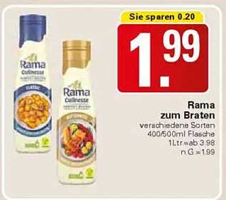 Rama zum Braten – Verschiedene Sorten
