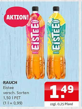 RAUCH Eistee – verschiedene Sorten 1,50 l PET für nur 1,49 €