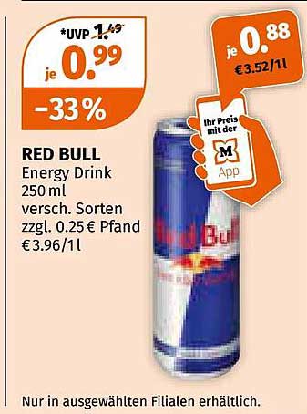 RED BULL Energy Drink 250 ml