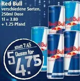 Red Bull verschiedene Sorten, 250ml Dose