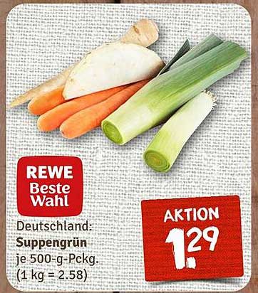REWE Beste Wahl Suppengrün 500-g-Packung