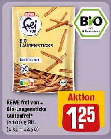 REWE frei von - Bio-Laugensticks Glutenfrei*