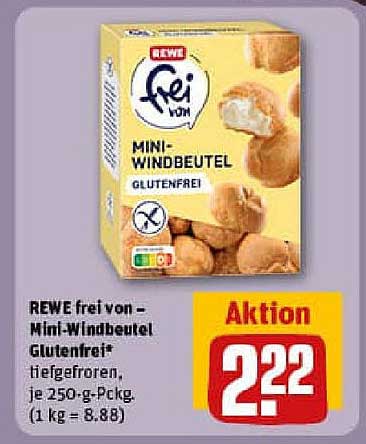 REWE frei von – Mini-Windbeutel Glutenfrei