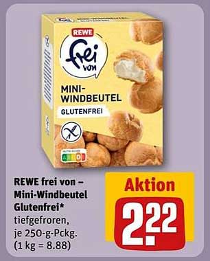 REWE frei von – Mini-Windbeutel Glutenfrei