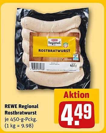 REWE Regional Rostbratwurst 450 g